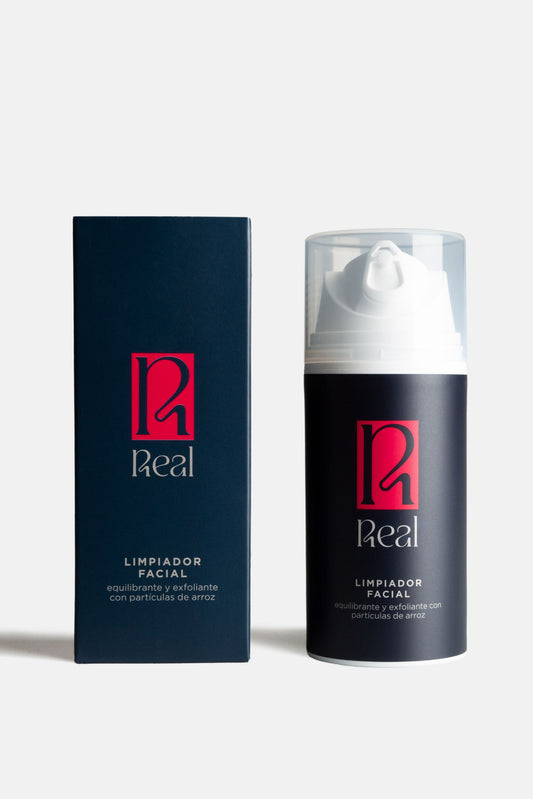 Limpiador Facial Equilibrante y Exfoliante con Partículas de Arroz